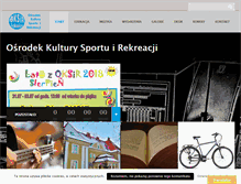 Tablet Screenshot of oksir.pl